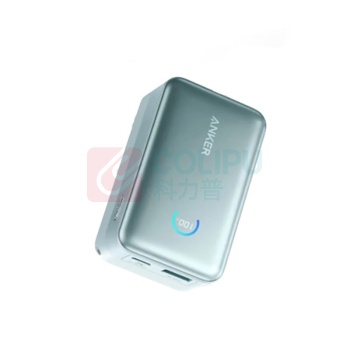 安克 ANKER 45W自带伸缩线快充 充电宝 移动电源 A1638 10000毫安 (绿色)