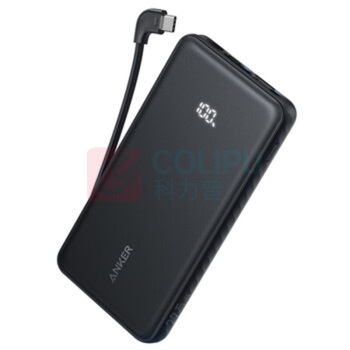 安克 ANKER 移动电源 A110D 10000mAh (黑色) 新3C认证 自带type-c线