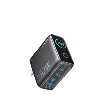 安克 ANKER 3C认证 智显充电器 140W四口多设备快充 B2697 (深灰色) 含240W-1.5MCC线