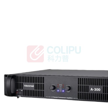 得胜 TAKSTAR 纯后级功放 A-300 485×370×88mm 专业音频舞台音响演出工程定阻功放机 双通道模拟功放