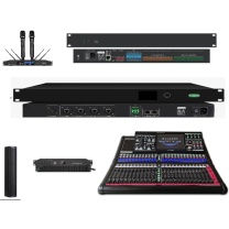 宏视道 HOSODO 无纸化会议扩声系统套装 HSD-CT406S 音柱扬声器 数字功放+数字调音台+数字音频媒体矩阵+AI反馈抑制器等