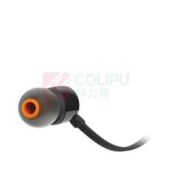 JBL 有线耳机 T110 入耳式 有线耳机 黑色