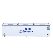 雪花 snow 冰柜 BD/BC-1488S 商用家用大容量卧式冰柜冷柜冷藏冷冻转换柜 (白色)