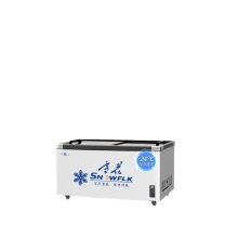 雪花 snow 卧式冰柜 冷藏冷冻保鲜 SD-788GTEHP 724L 2.0米 镀膜防雾玻璃 铜管制冷 电控数显
