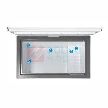美的 Midea 一级能效 定频直冷卧式单温冷藏冷冻转换冷柜 BD/BC-301KM(E) 301升 (白色系)