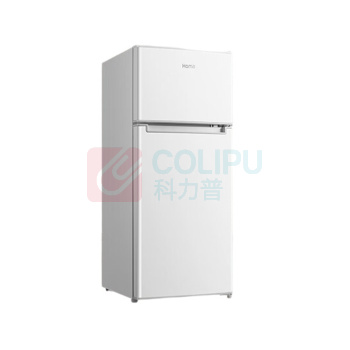 奥马 Homa 双门省电小冰箱 BCD-125H 125L (白色) 租房宿舍冷藏冷冻两用 双开门两门二门