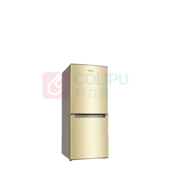 奥马 Homa 双门冰箱 BCD-106 106L (金色) 迷你小冰箱 租房家用