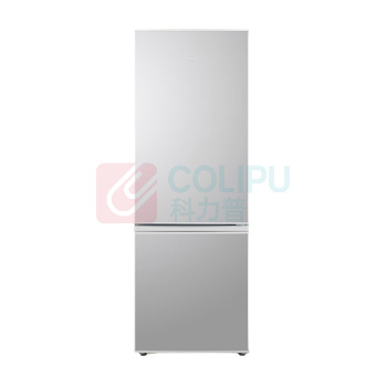 TCL 双门小型冰箱 R163F1G-B (闪白银)