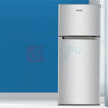 奥马 Homa 双门节能小冰箱 BCD-118A5 118升 小户型家用出租房宿舍办公 冷冻双开门两门二门小型电冰箱