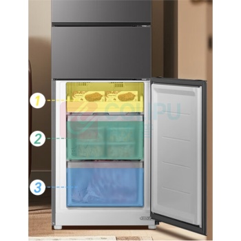 海尔 Haier 冰箱 BCD-218WGHC3E9BK 218L