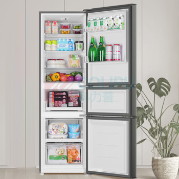 海尔 Haier 冰箱 HC3-230LHC3E0BK 230升, 一级能效, 三开门