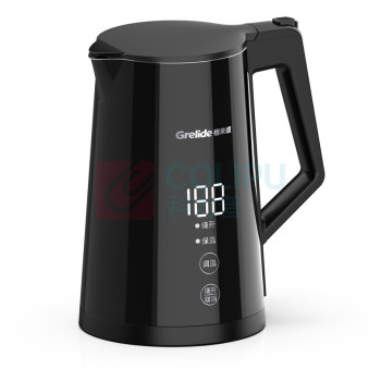 格来德 grelide 格来德烧水壶 多段调温电热水壶316不锈钢快速烧水控温数显 养生双层防烫无缝内胆低音电水壶1.7L 【智能升级款】-316L钢-D3815E D3815E 