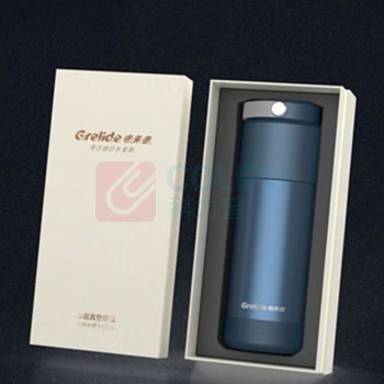 格来德 grelide 格来德电热水杯12V车载真空保温电热杯380ml便携出差旅行私人保温杯316不锈钢70W烧水保温一体 藏蓝色 保温杯 