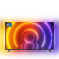 飞利浦 PHILIPS 游戏电视 55PUF8696 55英寸 120Hz 4K超高清 全面屏 环景光网络智能电视