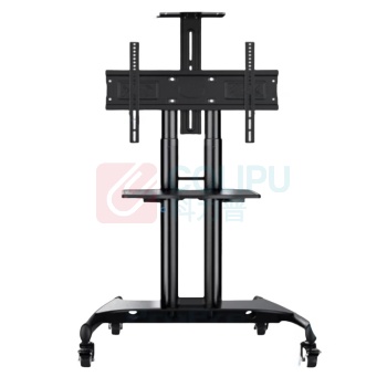 ProPre 电视移动推车 32-75英寸 承重: 45.5KG 一体机:3255英寸 调节高度:12101710MM 适用孔距:100*100600*400MM 带顶部托盘