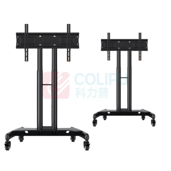 ProPre 电视移动推车 32-75英寸 承重: 45.5KG 一体机:3255英寸 调节高度:12101710MM 适用孔距:100*100600*400MM 不带顶部托盘