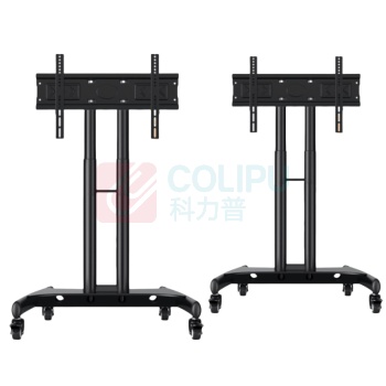 ProPre 电视移动推车 32-75英寸 承重: 45.5KG 一体机:3255英寸 调节高度:12101710MM 适用孔距:100*100600*400MM 不带顶部托盘