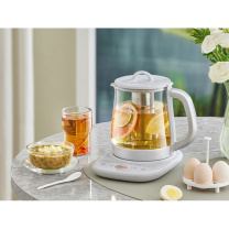 苏泊尔 SUPOR 养生壶母婴级316L不锈钢1.5L煮茶器花茶壶恒温水壶烧水壶电水壶办公室保温煮茶壶带滤网 SW-15YJ01