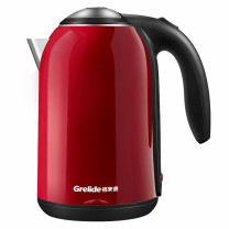 格来德 grelide 电水壶 WWK-D1701K 304不锈钢 (红色)