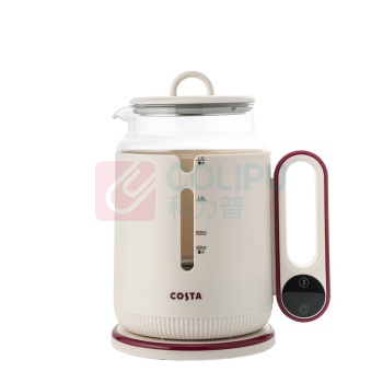 COSTA 电热水壶 CT-03F03 0.8kW 800W 1.5L 304不锈钢;高硼硅玻璃 1.5L (米色)