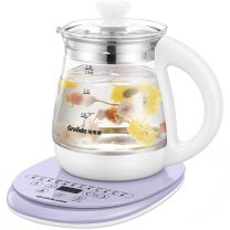 格来德 grelide 养生壶 1.8L大容量G118E (浅紫色) 电水壶