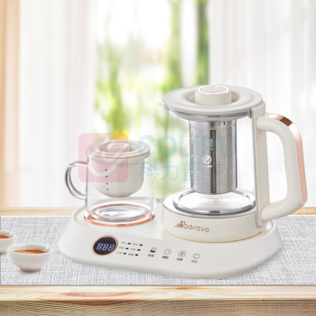 艾贝丽 养生壶 ABL-YSH377 1L (白色) 双壶模式