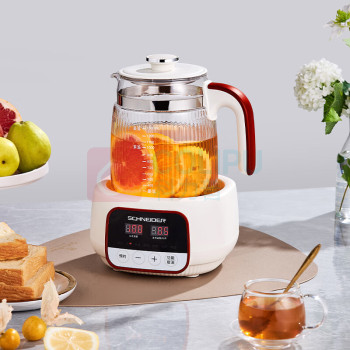 施耐德 Schneider 1.3L全玻璃花茶壶 SWK-XHSL1215