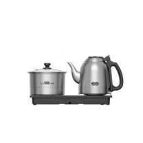 吉谷 全自动双底部上水电热水壶 TC008 1.2L+0.8L (不锈钢砂光) 100126028305