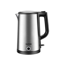 苏泊尔 SUPOR 电热水壶 SW-17J13P 1.7L 【316L母婴级】拉丝银工艺 【品质款 】复古风格