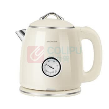 豹牌 BAOPAI 复古温显电热水壶 BP-4265 1500W大功率 1.8L大容量 双层防烫壶身
