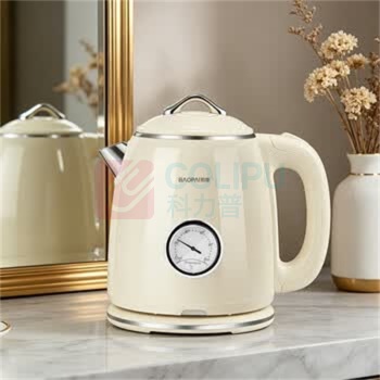 豹牌 BAOPAI 复古温显电热水壶 BP-4265 1500W大功率 1.8L大容量 双层防烫壶身
