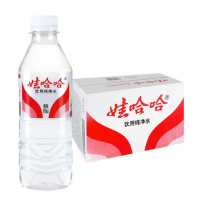 娃哈哈 Wahaha 纯净水饮用水350ml*24瓶整箱瓶装矿泉水企业开会办公用水 纯净水 350ml*24瓶/箱