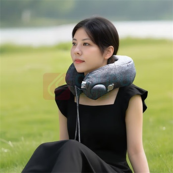蓝宝 Blaupunkt 护颈按摩仪便携差旅肩颈热敷揉捏可拆洗按摩器 BP-AM372D
