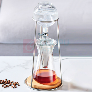 天喜 TIANXI 冷萃壶家用滴漏式手冲咖啡冷萃茶滴壶咖啡器具套装冰滴咖啡壶 TBL215-1 单个2-4杯量*1