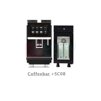 咖博士 DR.COFFEE 咖啡机套组 Coffeebar Plus+台面小冰箱SC08