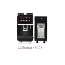 咖博士 DR.COFFEE 咖啡机套组 Coffeebar Plus+台面小冰箱SC08