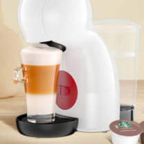 DOLCE GUSTO 半自动胶囊咖啡机 (小星星白) 套装 入门款