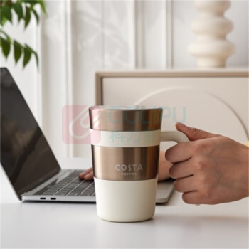 COSTA 咖啡杯 HC03JPB-09-B 420ml (茉莉白)