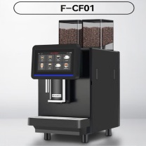 咖博士 DR.COFFEE 咖啡机 F-CF01 21g大容量冲泡器 (黑色) 双锅炉双研磨系统
