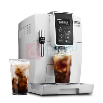 德龙 Delonghi 全自动蒸汽奶泡系统咖啡机 D5W 1450W (白色)