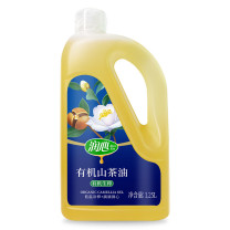 润心 有机生榨山茶油 1.25L 食用茶籽油小桶装