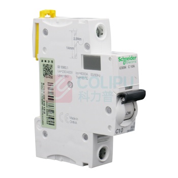 施耐德 Schneider 空气开关 IC65N 1P C10A  微型断路器 A9F18110