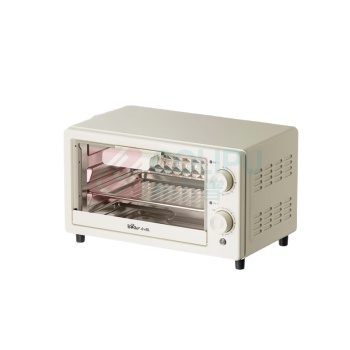 小熊 Bear 电烤箱 DKX-F10N3 0.8kW/220V 一体控温 10L 旋钮式 镀锌内胆 (米白色)
