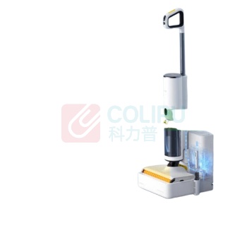 德尔玛 Deerma 无线洗地机 P50s VX900-P50slim 家用洗吸拖一体自动加水双滚刷电解水除菌 基站热风烘干