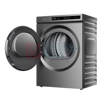 TCL 洗烘套装 V100P3 热泵式烘干机 TH-V100P3-S(GX)+滚筒洗衣机TG-V100P3-BIS(GX)