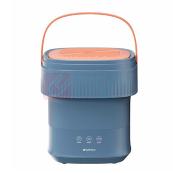 山水 sansui 迷你洗衣机(折叠式) S-XY9901 额定洗涤容量：1.5Kg 额定容积：7.0L (蓝色)
