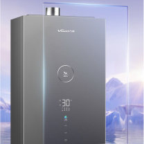 万和 VANWARD 燃气热水器 玻璃全面屏 一级节能 八重降噪 WIFI智控 ECO 防冻 JSQ30-16WY55C3 16升 (雅灰)