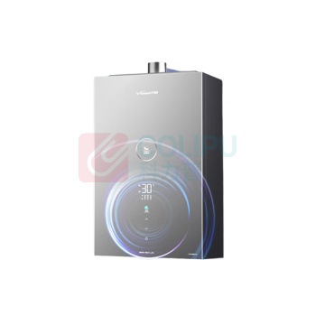 万和 VANWARD 燃气热水器 玻璃全面屏 一级节能 八重降噪 WIFI智控 ECO 防冻 JSQ30-16WY55C3 16升 (雅灰)