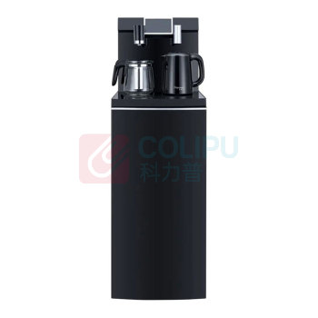 安博尔 I’MPOWER 茶吧机 HB-T601B 冷热款多功能双出水口立式下置饮水机 (黑色) 智能全自动控制 防干烧 防溢