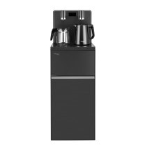 安博尔 I’MPOWER 茶吧机 HB-T308plus温热款 多功能双出水口立式下置饮水机 (黑色) 智能全自动控制 防干烧 防溢